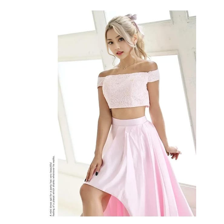 ベビーピンク | セットアップ キャバ ドレス | Ryuyu