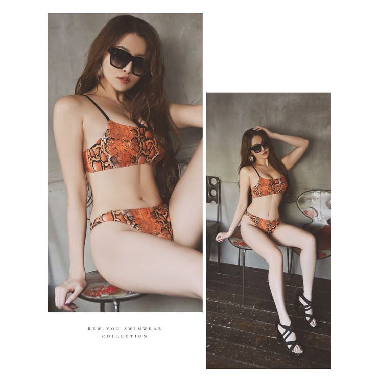 水着 パイソン柄 SNS映え | Ryuyu | 詳細画像9 