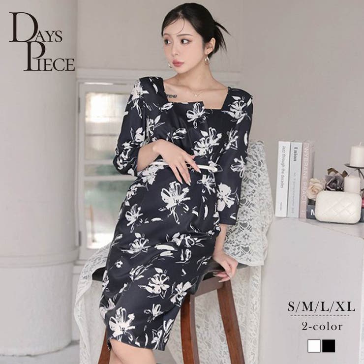 ブラック | ワンピース キャバドレス モノトーン | Ryuyu