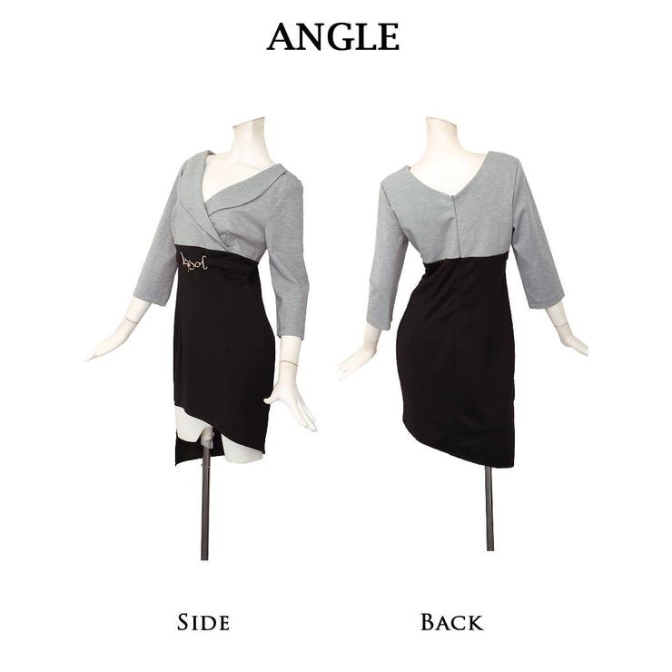 キャバドレス ミニ バイカラー | Ryuyu | 詳細画像10 