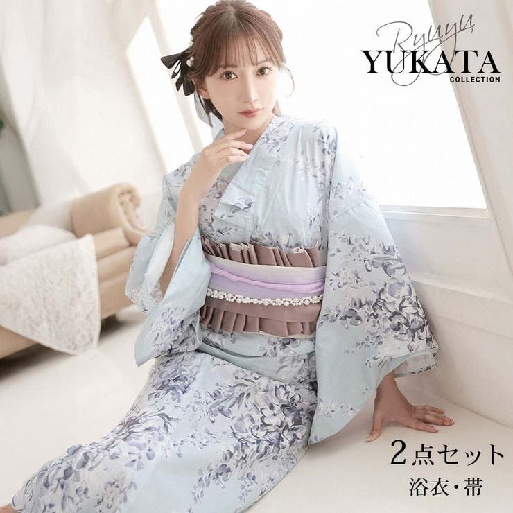 浴衣 ryuryu 楽天市場】Ryuyu 浴衣 ピンク かわいい ガーリー モテる 2点