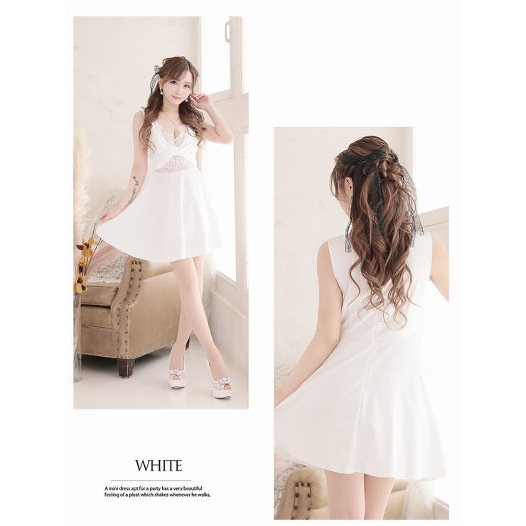 キャバドレス ミニ 胸元 | Ryuyu | 詳細画像5 