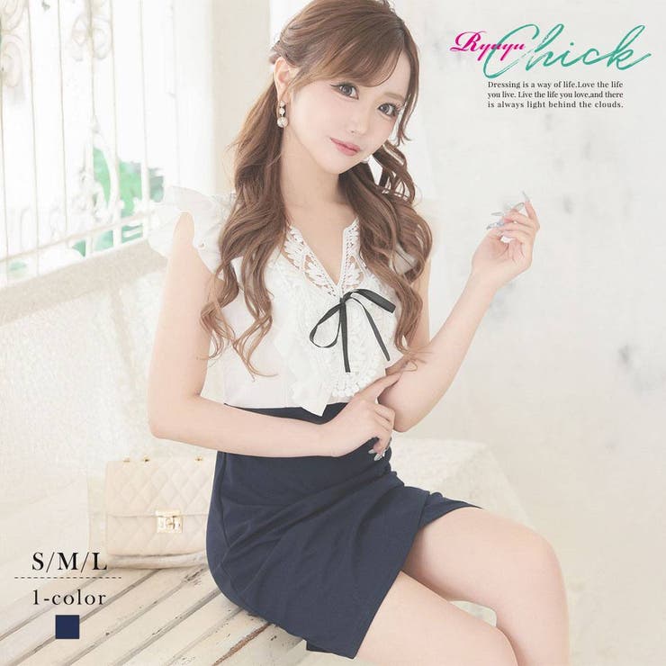 キャバドレス ミニ マリン風 | Ryuyu | 詳細画像1 