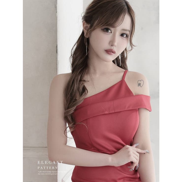 キャバドレス ロング アシンメトリー | Ryuyu | 詳細画像8 