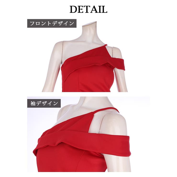 キャバドレス ロング アシンメトリー | Ryuyu | 詳細画像12 