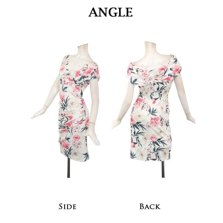 ワンピース キャバドレス 花柄 | Ryuyu | 詳細画像10 