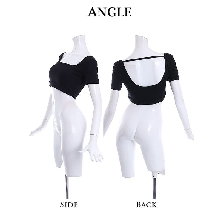 半袖Tシャツ カップ付き へそ出し | bombshell | 詳細画像11 