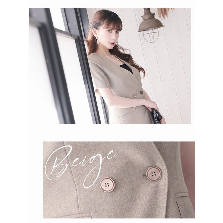 キャバスーツ 半袖 大きいサイズ | Ryuyu | 詳細画像3 