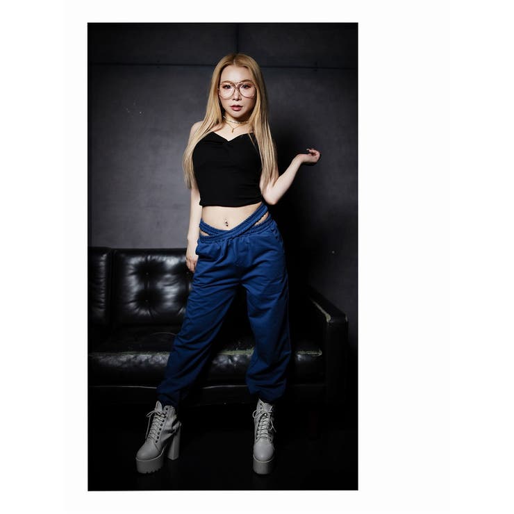 ブラック | キャミソール タンクトップ ショート丈 | bombshell