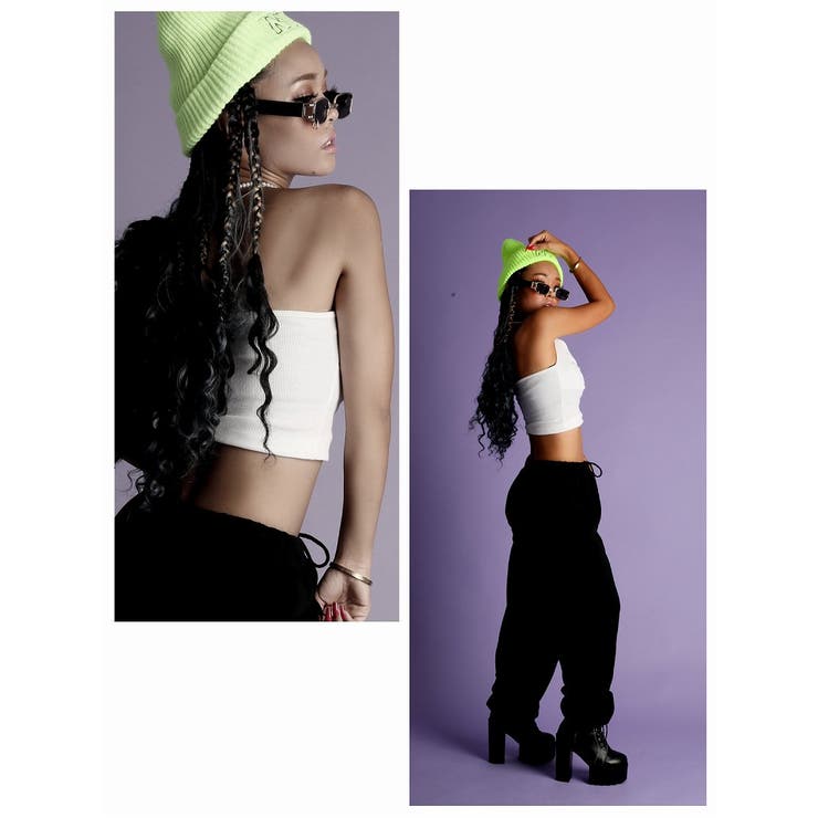 キャミソール タンクトップ ショート丈 | bombshell | 詳細画像7 