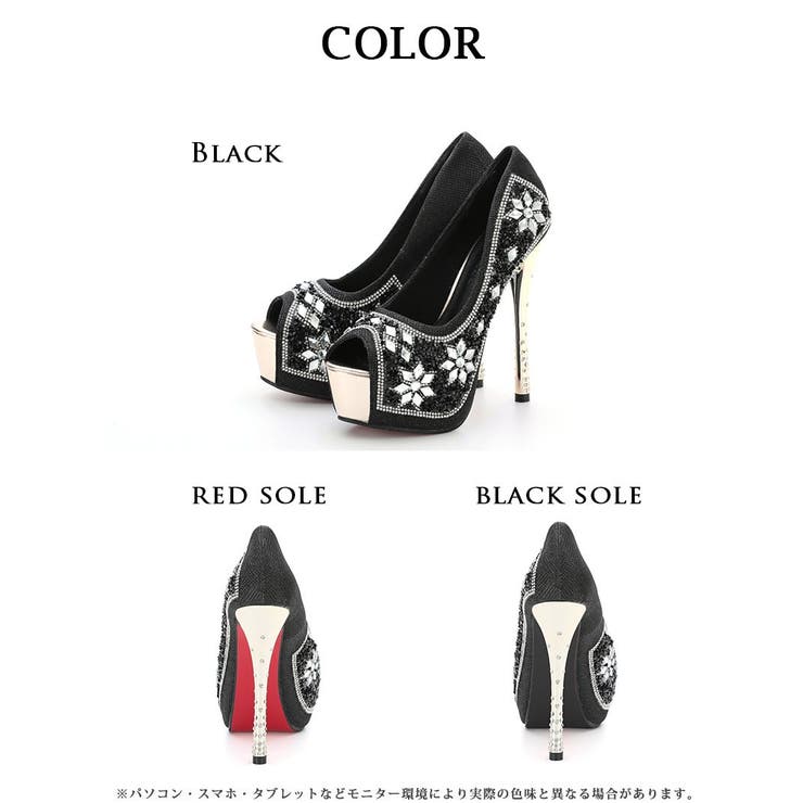 パンプス ヒール ゴージャスビジュー | Ryuyu | 詳細画像5 