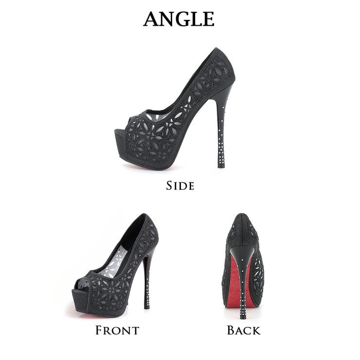 パンプス ヒール ゴージャスビジュー | Ryuyu | 詳細画像6 