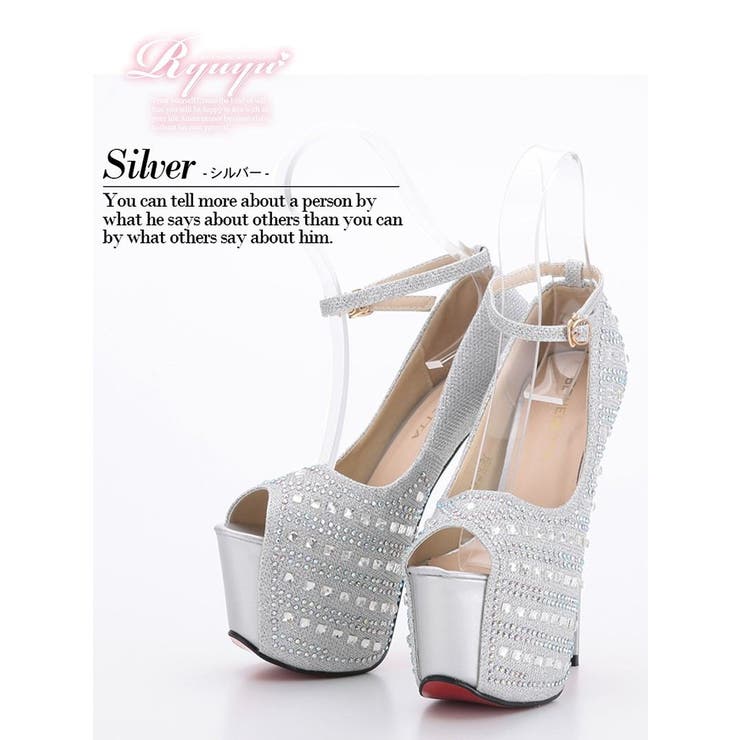 パンプス ヒール オープントゥパンプス | Ryuyu | 詳細画像2 