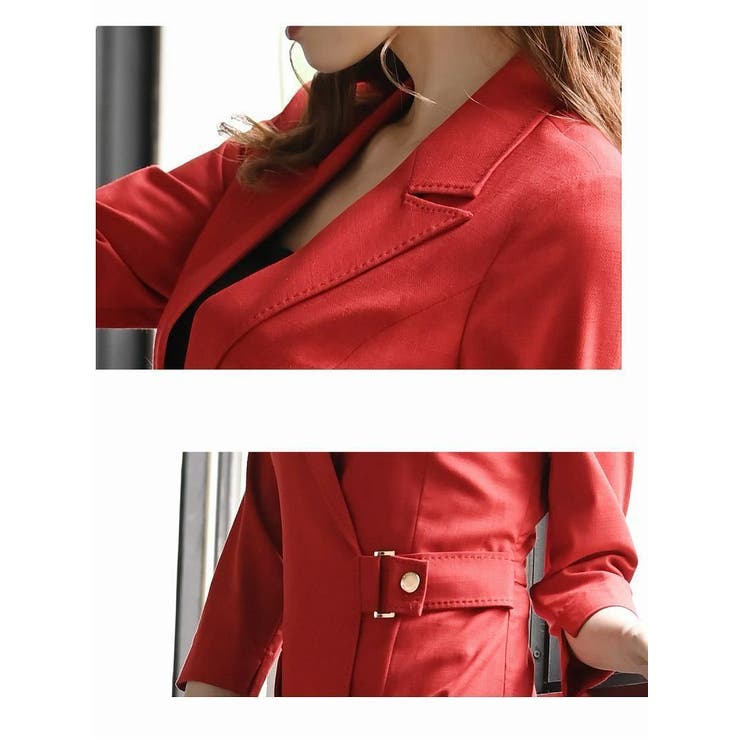 キャバスーツ レディーススーツ ドッキングワンピース | Ryuyu | 詳細画像3 