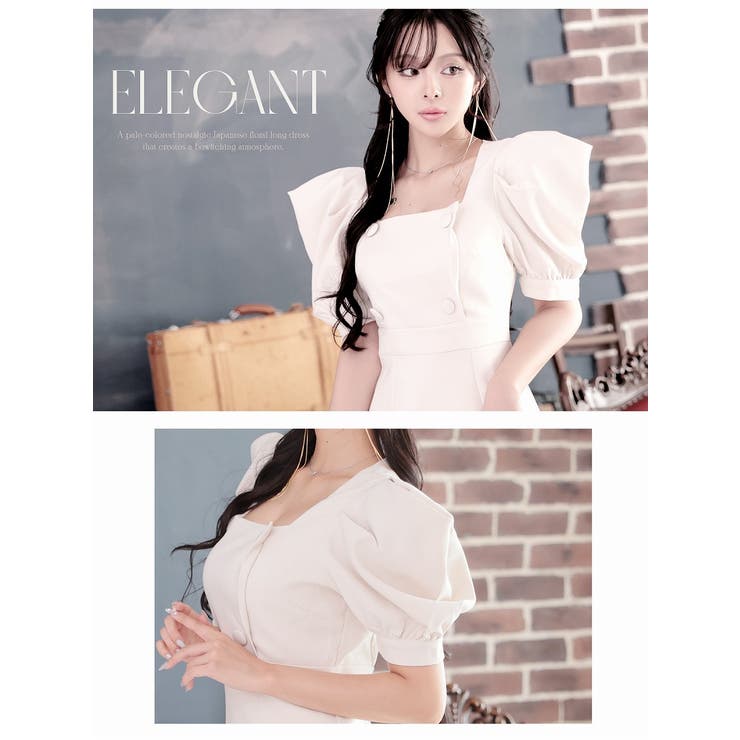 ワンピース キャバドレス 膝丈 | Ryuyu | 詳細画像3 