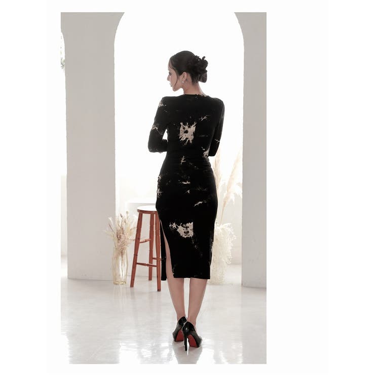 ワンピース キャバドレス タイダイ風 | Ryuyu | 詳細画像4 