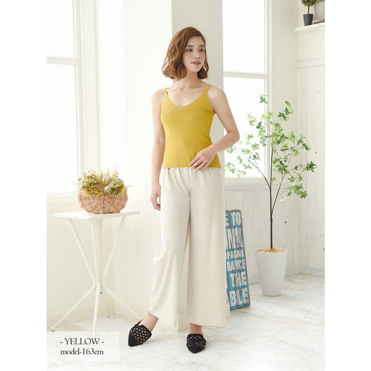 キャミソール カラバリ豊富 リブニット | Ryuyu | 詳細画像2 