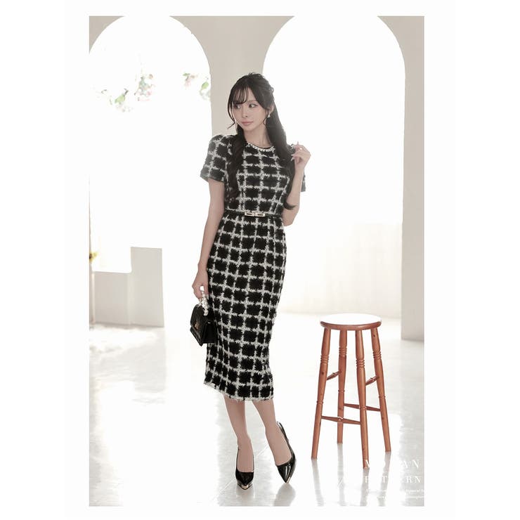 ワンピース キャバドレス ラメモール入り | Ryuyu | 詳細画像2 