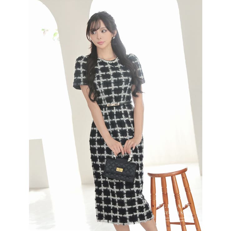 ワンピース キャバドレス ラメモール入り | Ryuyu | 詳細画像4 