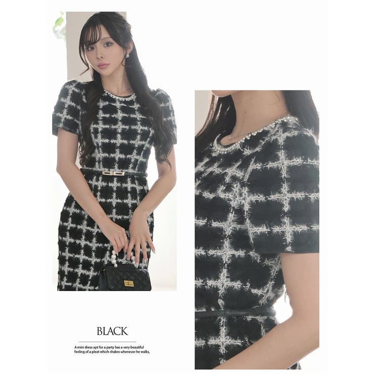 ワンピース キャバドレス ラメモール入り | Ryuyu | 詳細画像6 