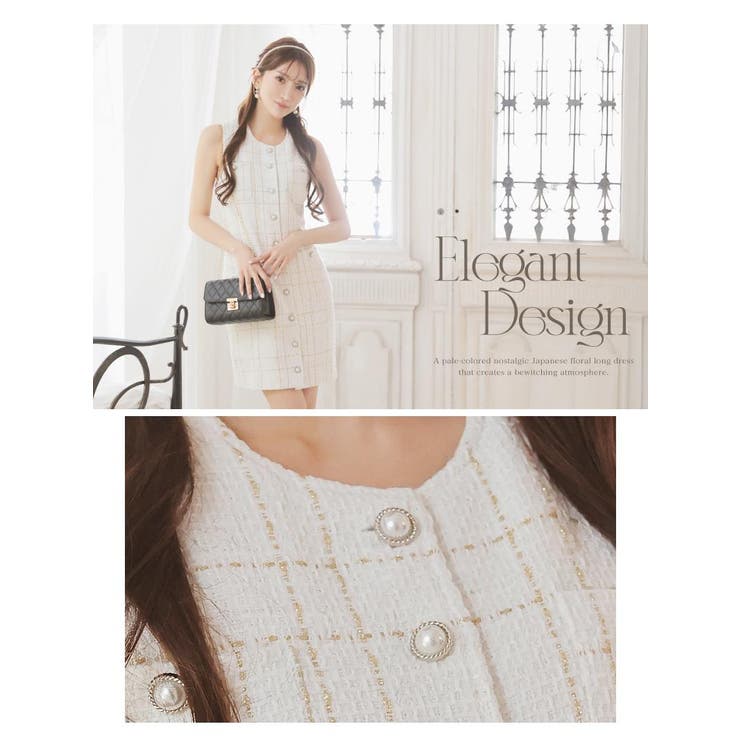 ワンピース キャバドレス ノースリーブ | Ryuyu | 詳細画像4 