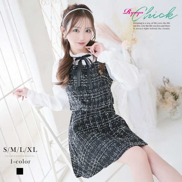 ワンピース キャバドレス ドッキングワンピ | Ryuyu | 詳細画像1 