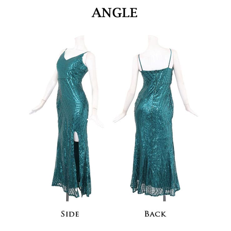 キャバドレス ロング スパンコール | Ryuyu | 詳細画像14 