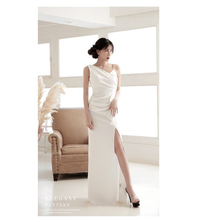 キャバドレス ロング ワンショル風 | Ryuyu | 詳細画像8 