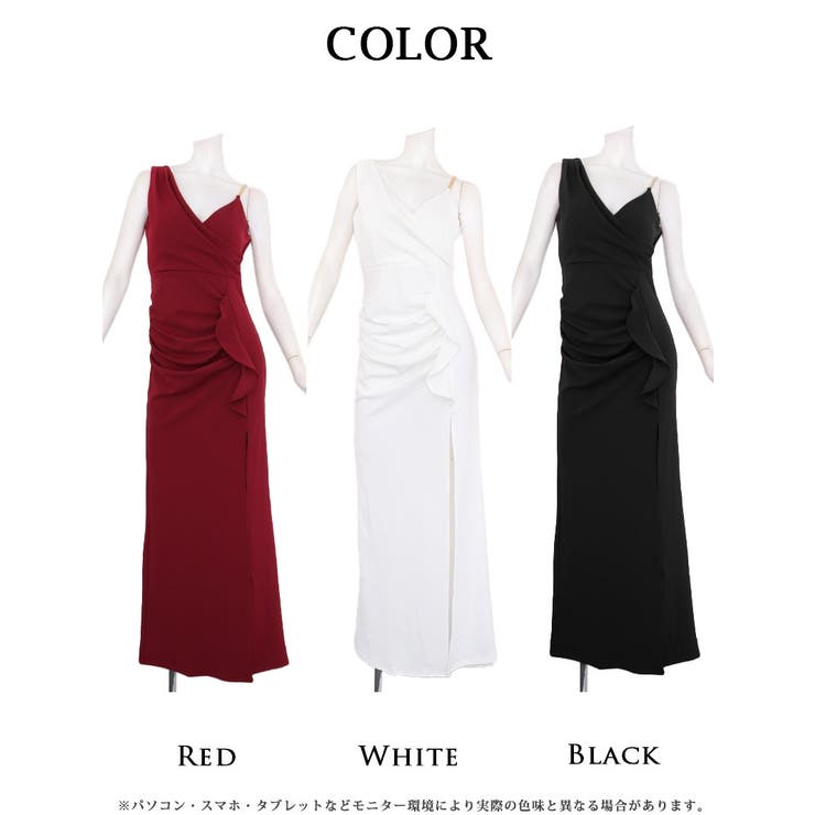 キャバドレス ロング ワンショル風 | Ryuyu | 詳細画像10 