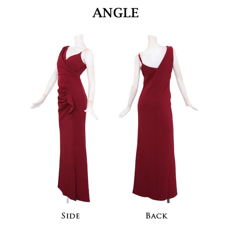 キャバドレス ロング ワンショル風 | Ryuyu | 詳細画像11 