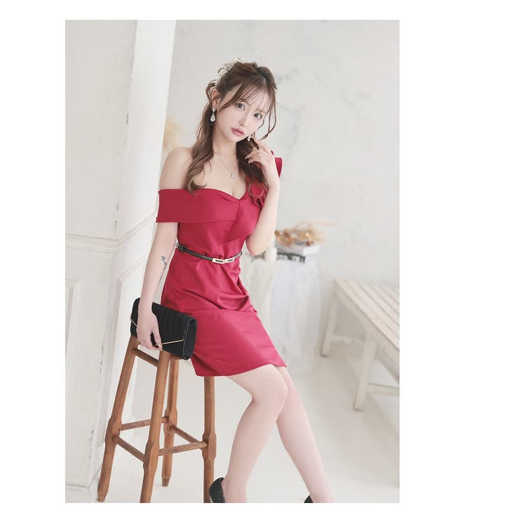 キャバドレス ミニ アシンメトリー | Ryuyu | 詳細画像6 