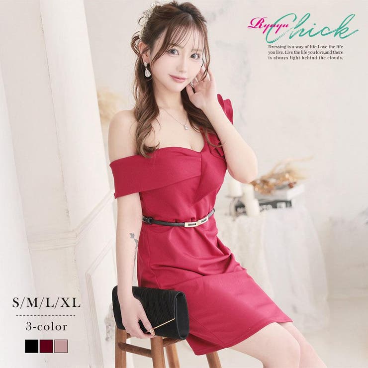 キャバドレス ミニ アシンメトリー | Ryuyu | 詳細画像1 