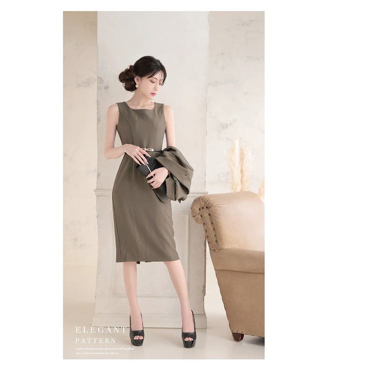 キャバスーツ カーキ モスグリーン | Ryuyu | 詳細画像5 