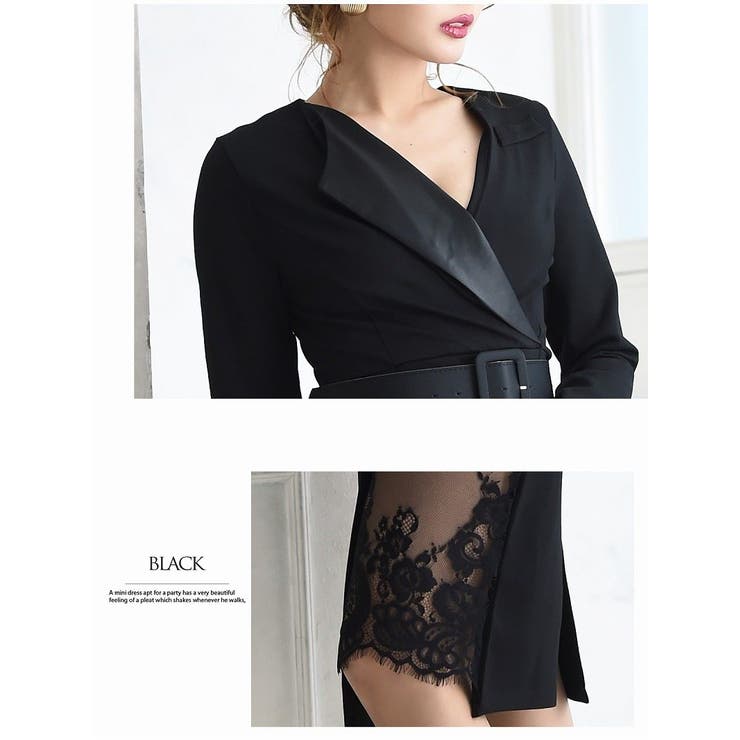 ワンピース キャバドレス ワンカラー | Ryuyu | 詳細画像6 