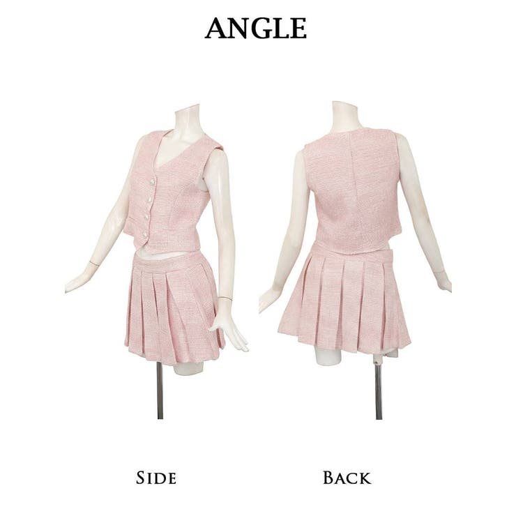 キャバスーツ ミックスツイード インナーパンツ付き | Ryuyu | 詳細画像13 