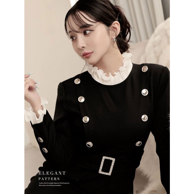 ワンピース キャバドレス レイヤード風 | Ryuyu | 詳細画像7 