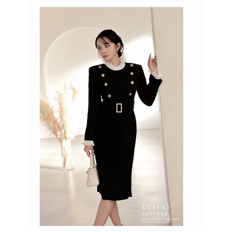 ワンピース キャバドレス レイヤード風 | Ryuyu | 詳細画像9 