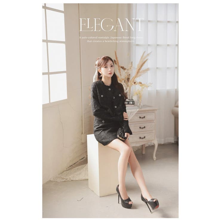 キャバスーツ ツイードスーツ キャバクラスーツ | Ryuyu | 詳細画像11 