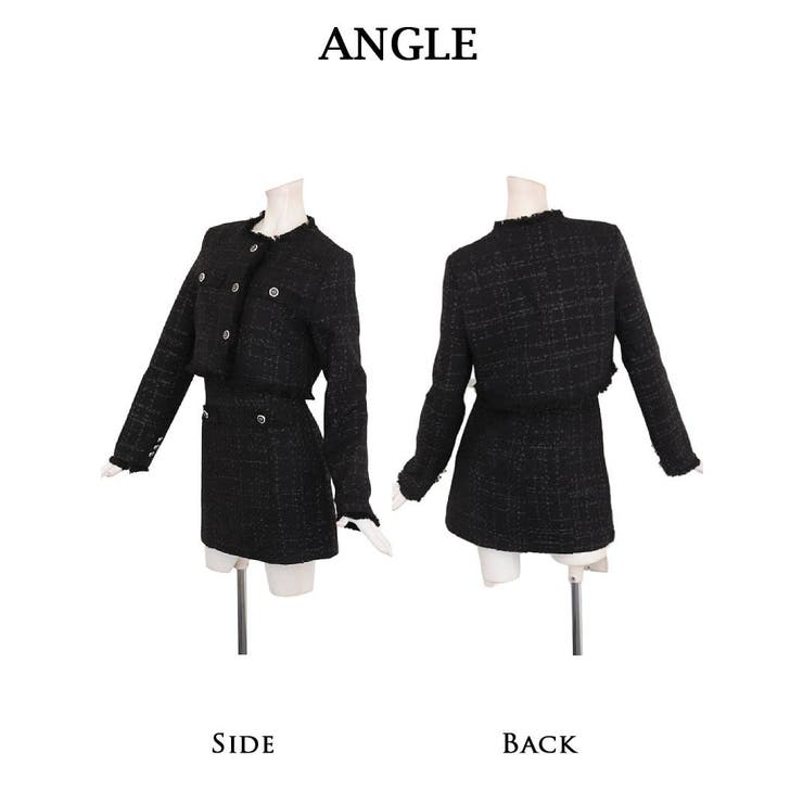 キャバスーツ ツイードスーツ キャバクラスーツ | Ryuyu | 詳細画像14 