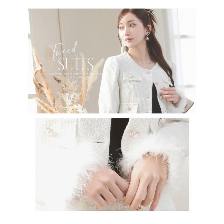 キャバスーツ 高級スーツ ツイード | Ryuyu | 詳細画像3 