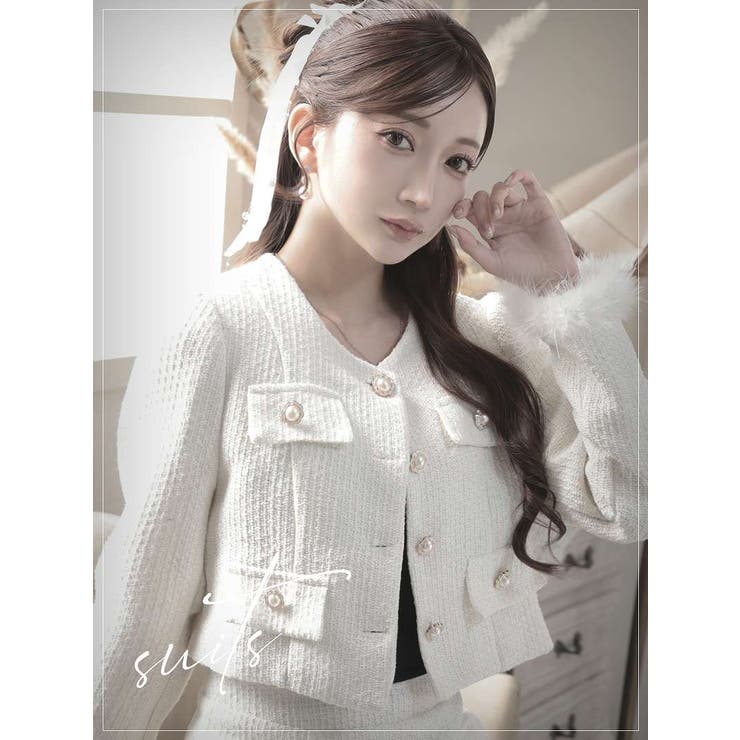 キャバスーツ 高級スーツ ツイード | Ryuyu | 詳細画像6 