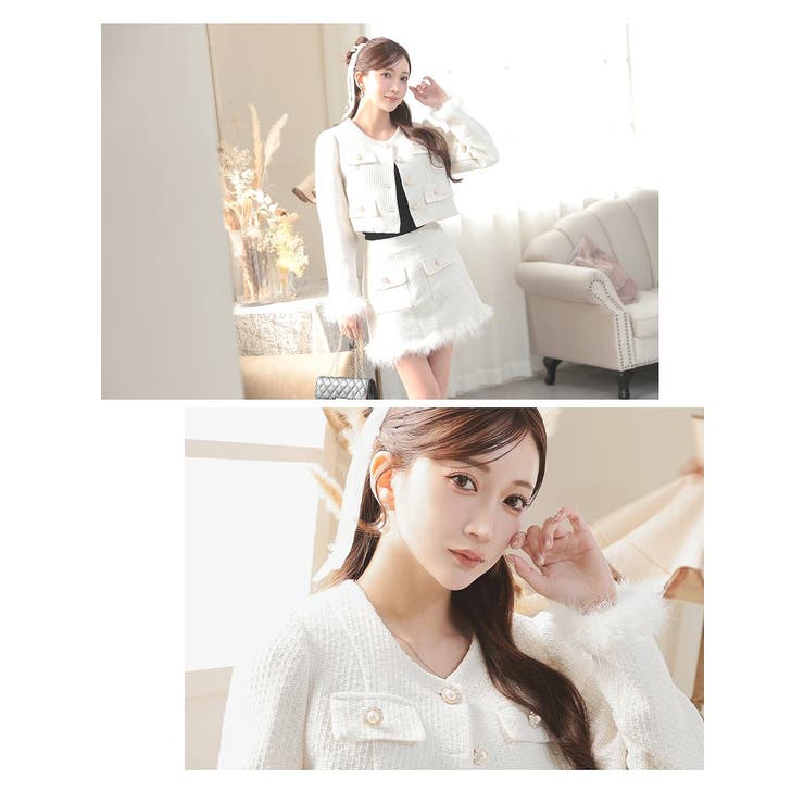 キャバスーツ 高級スーツ ツイード | Ryuyu | 詳細画像9 