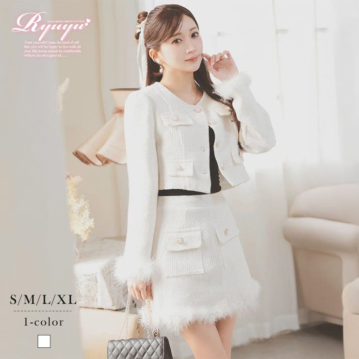 キャバスーツ 高級スーツ ツイード | Ryuyu | 詳細画像1 