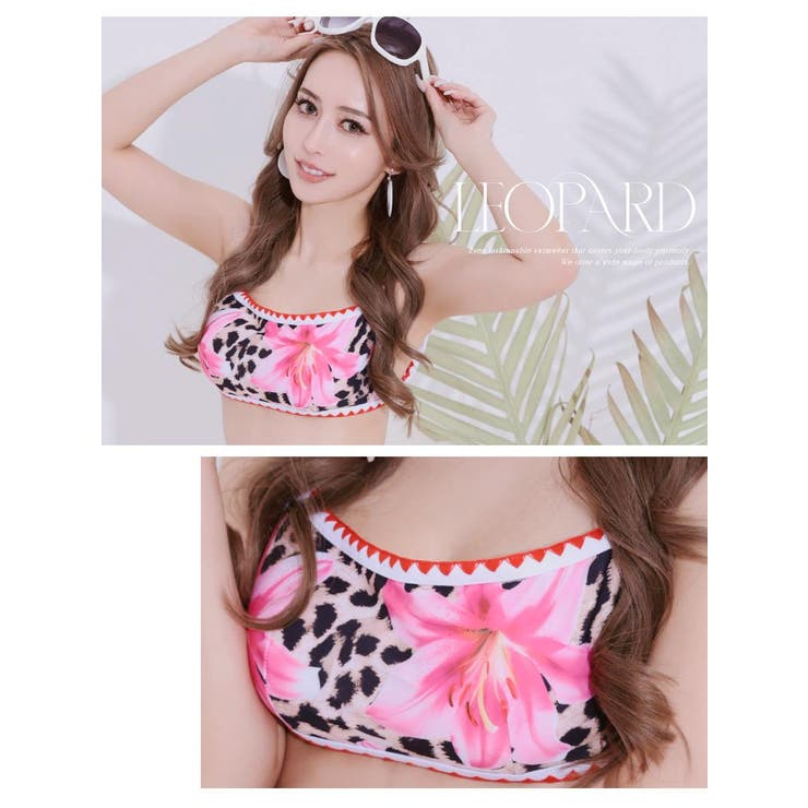 水着 レオパード 花柄 | Ryuyu | 詳細画像4 