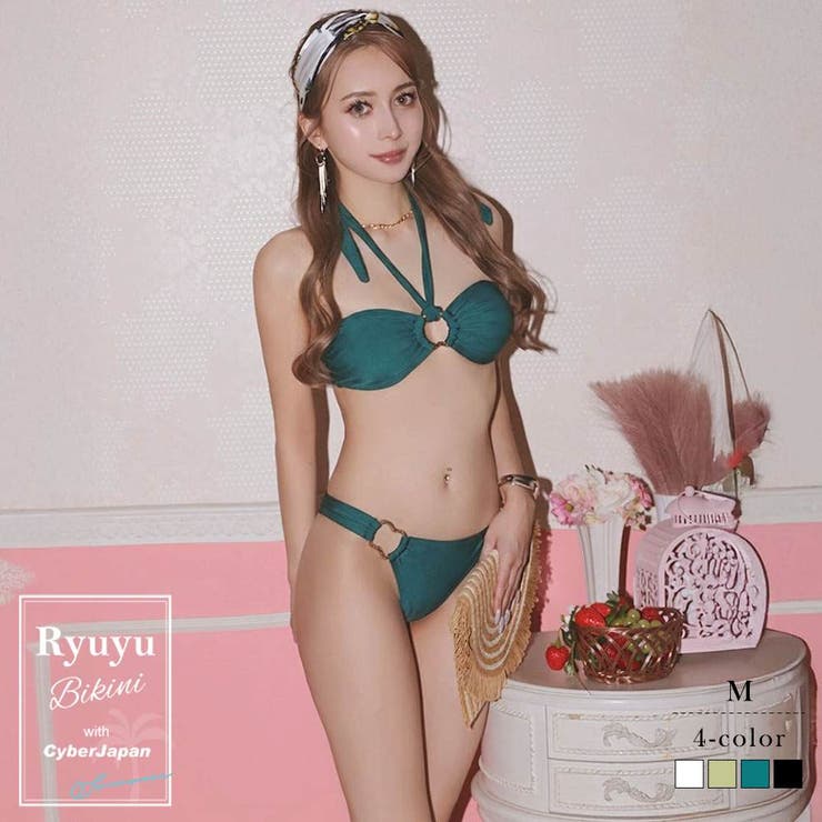 ブルー | 水着 ビキニ バンドゥ | Ryuyu