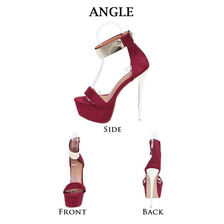 サンダル ヒール スエード | Ryuyu | 詳細画像7 