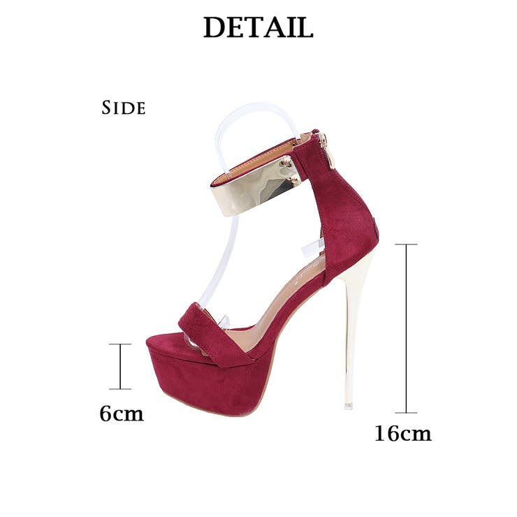 サンダル ヒール スエード | Ryuyu | 詳細画像9 