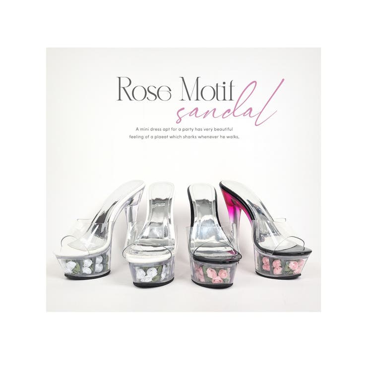 サンダル ヒール クリアサンダル | Ryuyu | 詳細画像2 