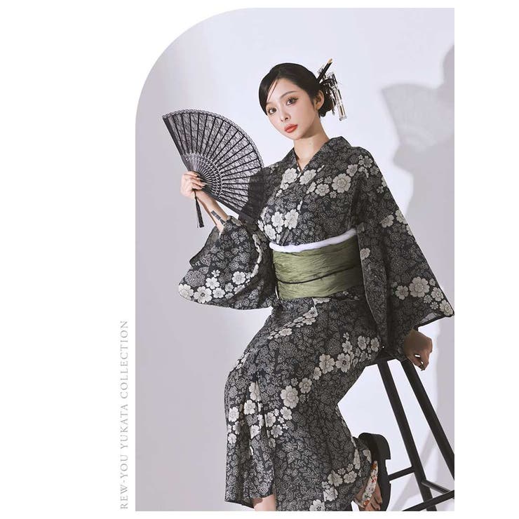 浴衣 セパレート浴衣 小花柄 | Ryuyu | 詳細画像3 