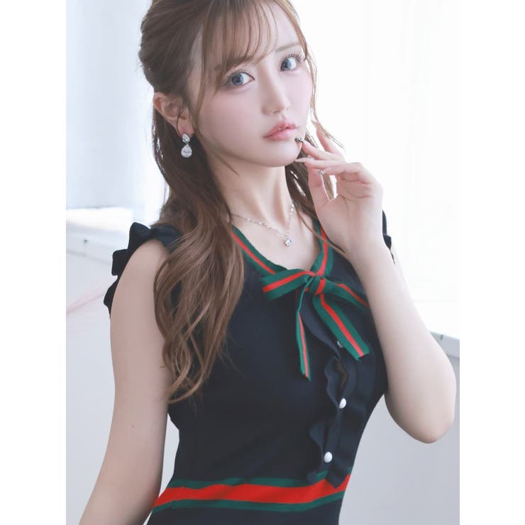 ワンピース キャバドレス ストレッチニット | Ryuyu | 詳細画像8 